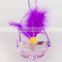 Costume party plastic mask/halloween feather coloured drawing mask