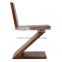 Wooden furniture Dining Chair Zig Zag Chair side swivel chairs                        
                                                                                Supplier's Choice