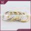 high quality gold metal O-ring for handbags, luggage