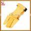 Made Of Cowhide Shooting Gloves Classic Archery Gloves Yellow Cow Leather