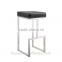 marble top Stainless Steel display chairs Bar chair