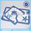 Loofah padded bath mat