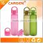 LOW MOQ cheap colorful frosted sport drinking bottle