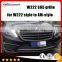 W222 S65 grille fit for MZ S-CLASS W222 to S65 AM-style ABS grille