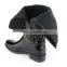 Plastic custom color fashion high heel cheap woman rain boots