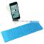 2016 silicone bluetooth portable wireless keyboard easy to carry