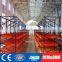 Custom Size Pallet Flow Plant Rack Sliding Metal Shelf With 4 Rolls