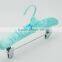 Candy Color Satin Padded Pants/Skirt Hanger with Clips for Children