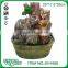 resin animal decoration jungle elephant fountains