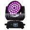 rgbw zoom 36x10w 4in1 led moving head wash light