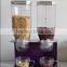 Food Dispenser w/ Label Holder, Continuous Flow - Black(B-0272)