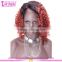 Qingdao Top Beauty Unprocessed Wholesale Virgin Malaysian Hair Afro Kinky Curly Two Tone Color Wig