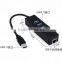 Multi function USB 3.0 to rj45 Adapter with 3 Ports Hub