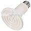 Best Price 110V/220V 75mm 25W/50W/75W/100W/150W/200W White Reptile Pet Brooder Infrared Ceramic Emitter Heat Light Lamp Bulb
