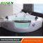 Triangle message bathtub sitting bathtub