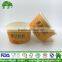 Different size food container paper salad bowl