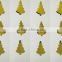 golden foil Christmas tree confetti