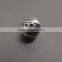 Hot sale casting stainless steel beads with silver diy round charm for jewelry making