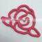 iron pot holder nice sitting on table delicated trivet in rose shape
