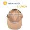 New Fashion Cotton 5 Panel leather Back Clouser Hat Cap Custom