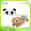 Winter warm convenient to carry animal plush dog pencil bag