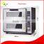 High efficency multifunctional 2 Deck 4 Trays stone pizza oven price