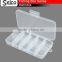 SW0309D China Top Transparent plastic fishing tackle box