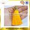 wholesale colorful small tassel with gold cap for keychain