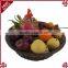 S&D supermarket vegetable rack plastic rattan fruit and vegetable basket