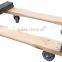 24"x32" Carpeted Dollies with straps