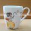 250ml porcelain mug with lid 250ml round cermaic mug with lid 250ml round tea mug with lid