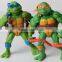 ninja turtles plastic figurines;japanese anime plastic ninja turtles figurines,lovely cartoon mini figure