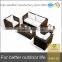 Foshan factory made cheap outdoor wicker rattan patio sofa set