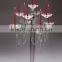 Popular crystal glass candelabra centerpieces for wedding