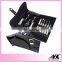 Elegant Black Color Pouch 7pcs Manicure Pedicure Tools