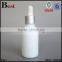 cosmetic oil 30ml glass bottle white 30ml glass dropper bottle for skin care