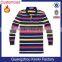 Hot sales! wholesale the cheap striped men's long sleeve polo shirts