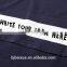 Wholesale sports zip front high quality 100% cotton reflective t-shirt custom