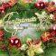 HFR-T331 plastic indoor christmas wreaths 2014 wholesale artificial christmas wreaths