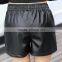 2016 New fashion high waist sexy lady pu leather pants womens hot shorts