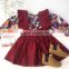 Popular Frock Cotton Ruffle Dress Style Wholesale Skirt Sale Frock Plain Little Girl
