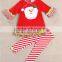 Santa Claus Stripe High Quality Christmas Children Outfit