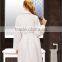 unisex cotton waffle bathrobe for hotel and home use shawl collar waffer bathrobe