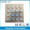 4x4 matrix stainless steel keypad illuminated keypad backlighting keypad