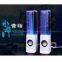 USB Water Dancing Speakers, Mini Speaker with LED Colorful Fountain