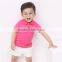 B22217A Baby Solid Color Polo shirt Cotton short sleeve T shirt