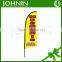 Promotion display outdoor banner flying feather wind flag pole