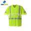 OEM service unisex reflective fluorescent safety t-shirt
