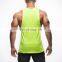 mens loose fit full neonyellow gym racerback tank tops
