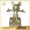 zinc alloy gold plating Mickey Metal trophy